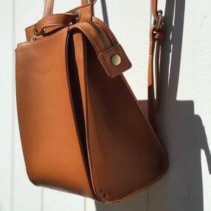 Street Level leather backpack